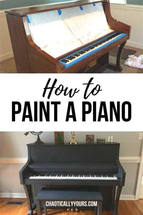 How To Paint A Piano With Chalk Paint Piano Piano Decor Painted Pianos