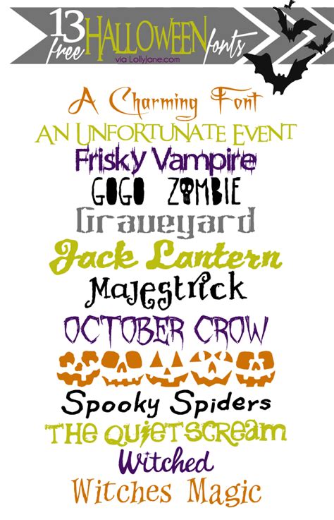 5 Free Halloween Fonts Images Free Halloween Fonts For Word Happy