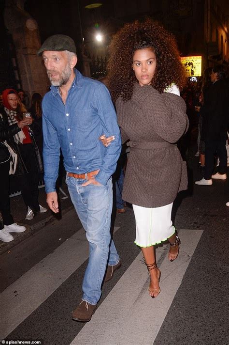 Vincent Cassel 51 And New Model Wife Tina Kunakey 21 Attend Pfw Tina Kunakey Mens