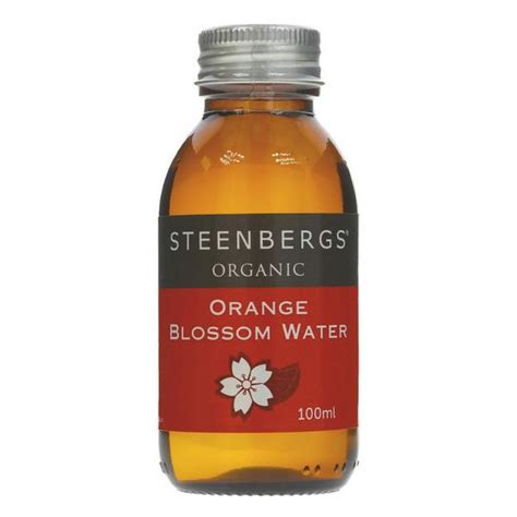 Organic Orange Flower Water In 100ml From Steenbergs