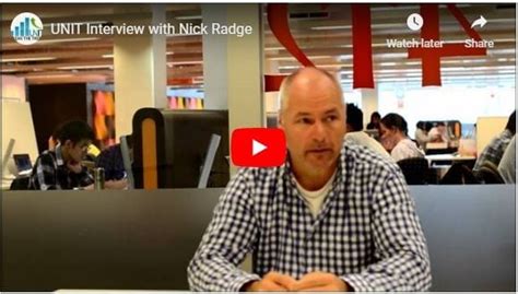 Unit Interview With Nick Radge The Chartist