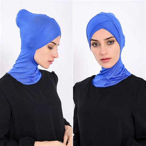 Buy Muslim Arab Women Head Coverings Scarf Islamic Beabies Full Cover Turban