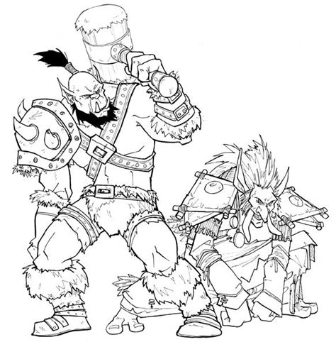 Warcraft Horde Coloring Books Coloring Page Coloring Book Pages