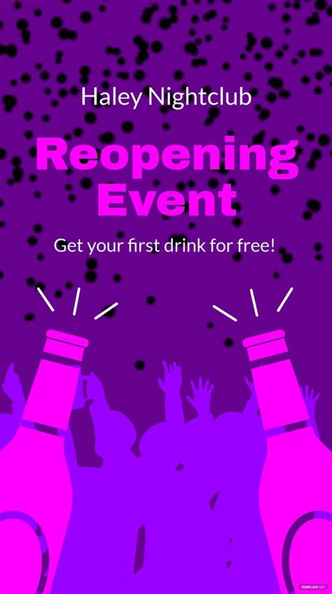 Free Reopening Event Ad Instagram Story Template Download In Png 