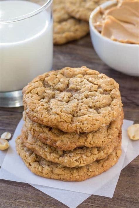 Peanut Butter Oatmeal Cookies Just So Tasty