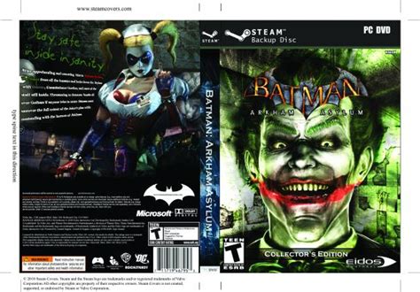 Steam Game Covers Batman Arkham Asylum Box Art