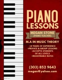 Create free music lessons flyer flyers, posters, social media graphics and videos in minutes. Music Class Flyer Template | IPASPHOTO