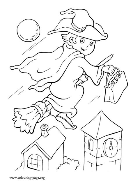 Https://techalive.net/coloring Page/cute Witch Coloring Pages