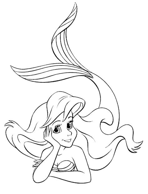 Baby Little Mermaid Coloring Pages As For The Beauty And The Beast