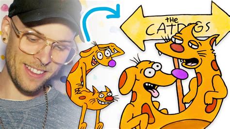 Drawing Catdog In 9 Different Art Styles Youtube