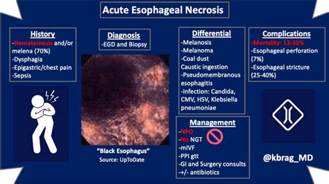 Acute Esophageal Necrosis History Hematemesis Andor Grepmed