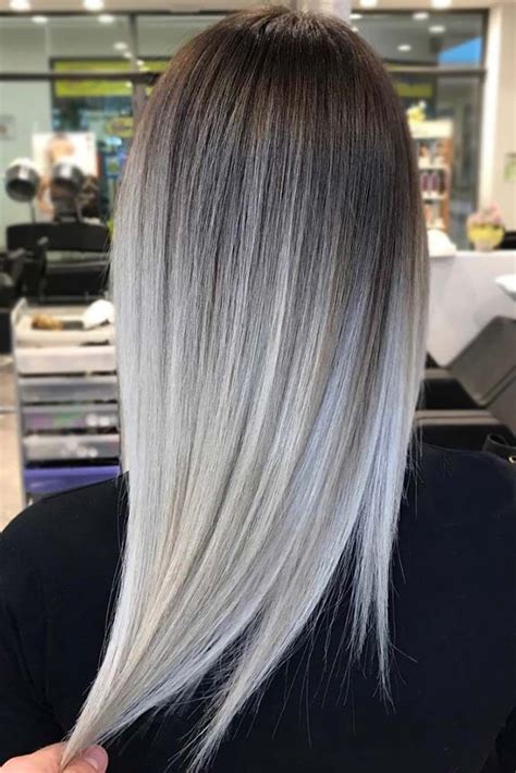 15 Try Grey Ombre Hair This Season Grey Ombre