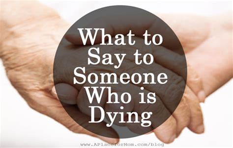 We did not find results for: What to Say to Someone Who Is Dying
