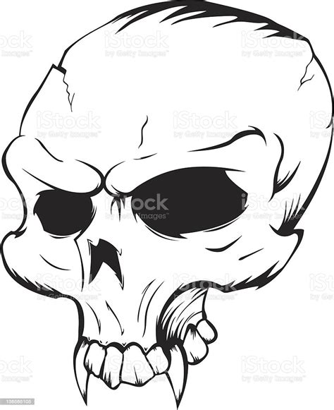 Vampire Skull Stock Illustration Download Image Now Istock