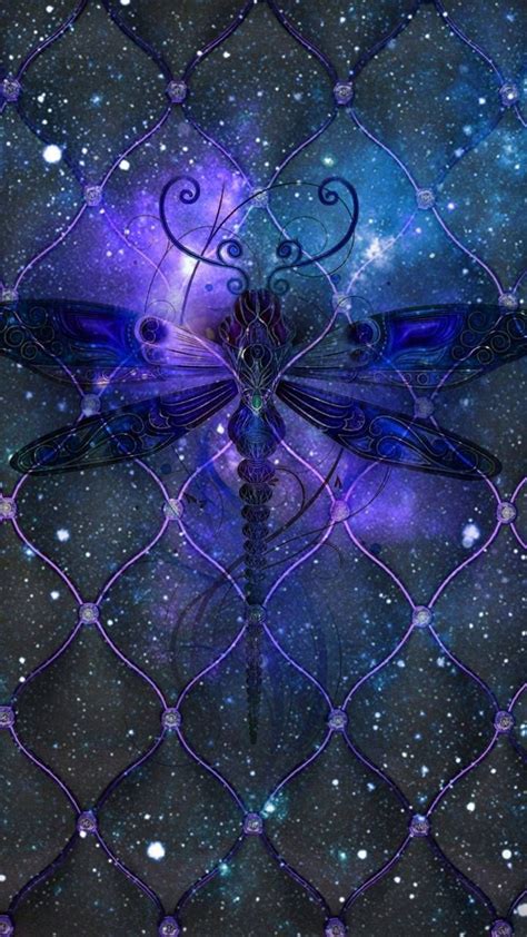 Download Dragonflies Space Wallpaper By Barrettdawn01 8a Free On