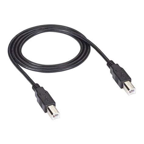 Black Box Usb08 0010 Usb 20 Cable Type B Male To Type B Male Black