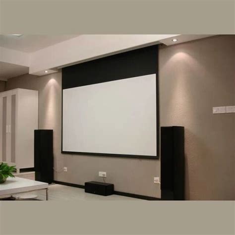 Focused technology carries a wide variety of projection screens to suit your needs. Hidden In Ceiling Electric Projection Screen With Remote ...