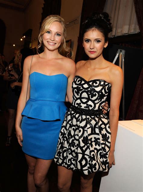 Why Vampire Diaries Stars Candice King Nina Dobrev Admired Lucille