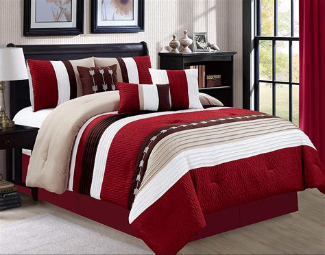Cotton and microfiber are two popular choices when it comes to bed sheets. HGMart Bedding Comforter Set Bed In A Bag - 7 Piece Luxury ...