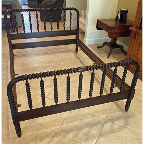 Antique Jenny Lind Full Sized Spindle Wood Bed Frame Chairish