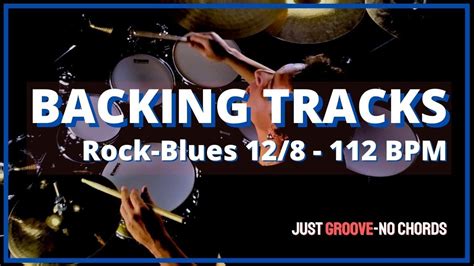 Backing Track Rockblues 128 Fast Drum Groove Youtube