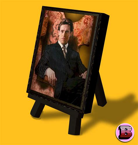 NORMAN OSBORN Movie Prop Painting Willem Dafoe Miniature Canvas And Easel Set The Perfect Fan