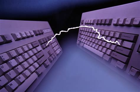 Two Keyboards Connecting Free Photo Download Freeimages
