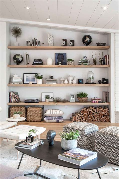 30 Floating Shelves Living Room Ideas Decoomo