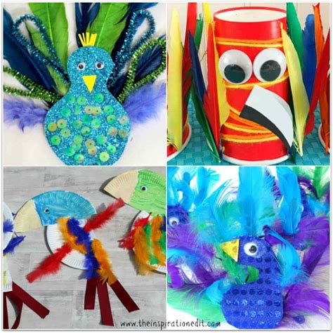 15 Tropical Bird Crafts Kids Will Love · The Inspiration Edit