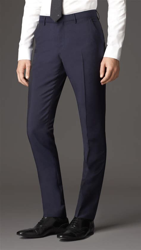 Slim Fit Wool Mohair Trousers Formal Trousers For Men Mens Fashion