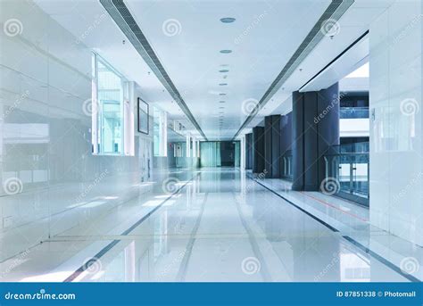 Corridor Of Modern Office Building Stock Photo Image Of Airport