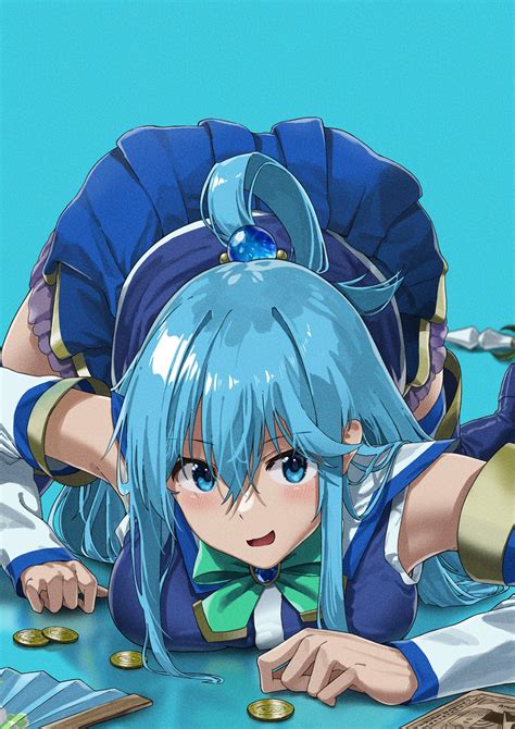 Aqua KonoSuba Kono Subarashii Sekai Ni Shukufuku Wo Image By