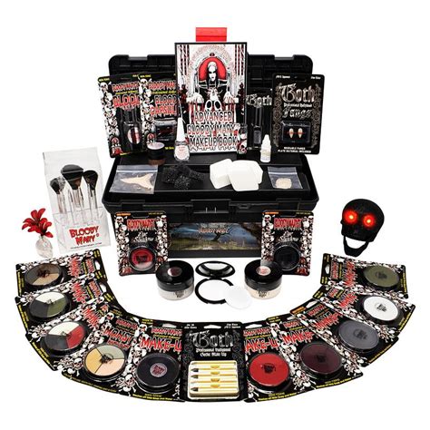 Scary Skeleton Makeup Kit By Bloody Mary Halloween Costume