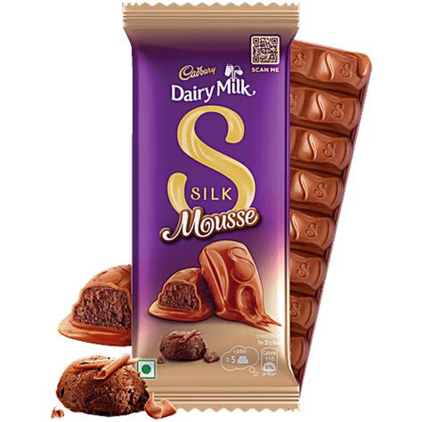 Buy Cadbury Dairy Milk Silk Chocolate Bar Mousse 50 G Packet 100 Sustainably Sourced Cocoa