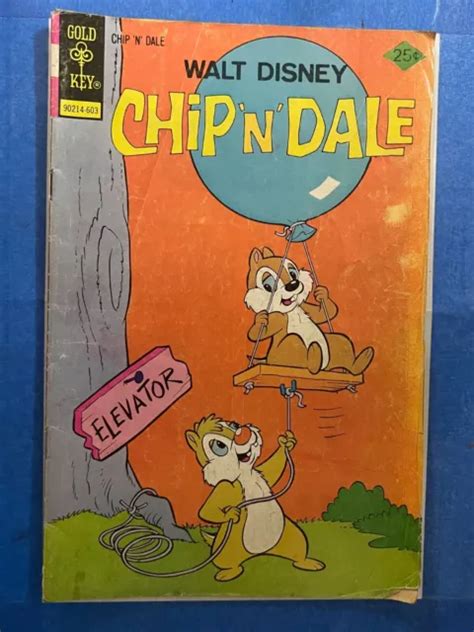 Walt Disney Chip N Dale Comic Book 38 1976 Gold Key Combined