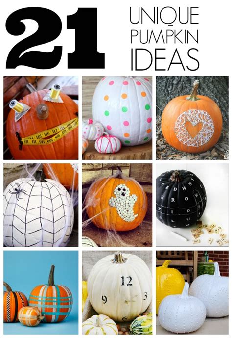 Unique Pumpkin Ideas Craft