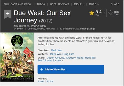 [lãng Mạn] Due West Our Sex Journay 2012 Blu Ray 1080p X264 Dts Dualaudio Mysilu ~ Nhất Lộ Hướng