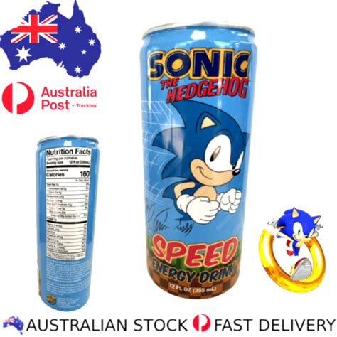 Sonic The Hedgehog Energy Drink 355ml Can New Sealed Ebay