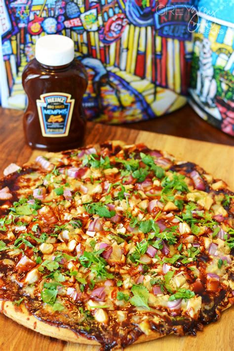 Greygrey Designs Bbq Pizza With Heinz Bbq Memphis Sweet And Spicy Sauce