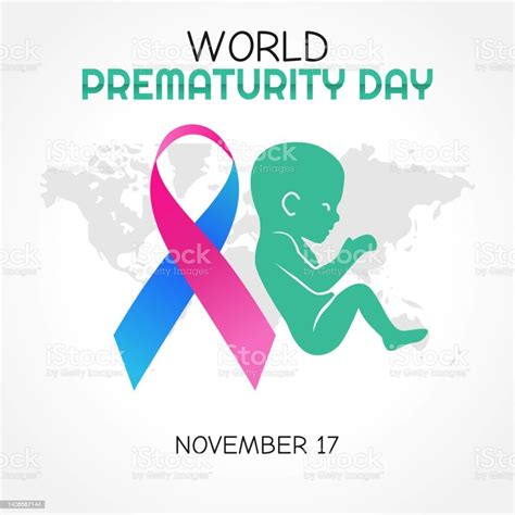 World Prematurity Day Vector Illustration Suitable For Greeting Card