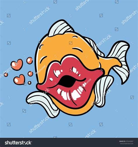 769 Cartoon Fish Kiss Images Stock Photos And Vectors Shutterstock