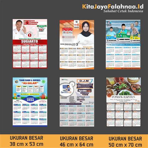 Jual Jumbo Kalender 2024 Poster Hingga 50 Cm X 70 Cm Shopee Indonesia
