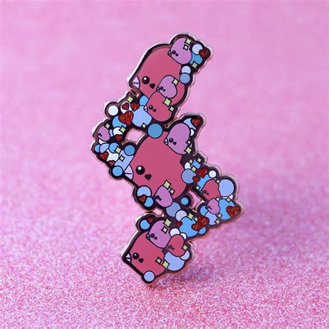 Summer Of Luv In Pink Pin Art Pink Cool Pins