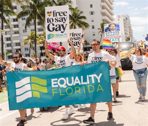 annual pride festival and parade in miami south beach editorial photo image of south float