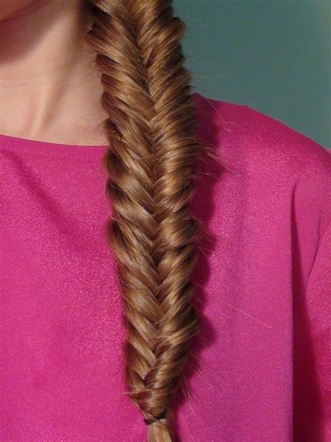 30 Fishtail Braid From The Top Of Head