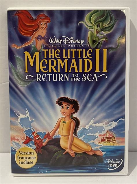 The Little Mermaid Ii 2 Return To The Sea Dvd French Spanish And English Version 717951007445 Ebay