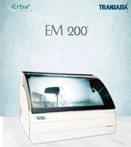 Erba Em 200 Fully Automatic Clinical Chemistry Analyzer At Rs 725000piece In Navi Mumbai