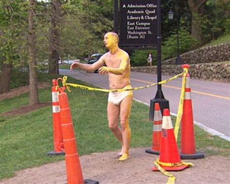 Man In Underwear Statue Vandalized At Wellesley College Womens