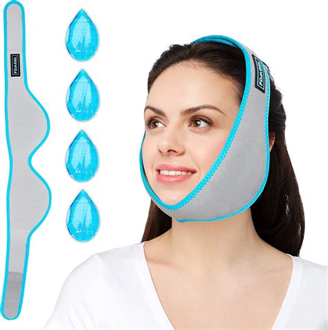 Buy Face Ice Pack For Jaw Reusable Hot Or Cold Compress Therapy Gel