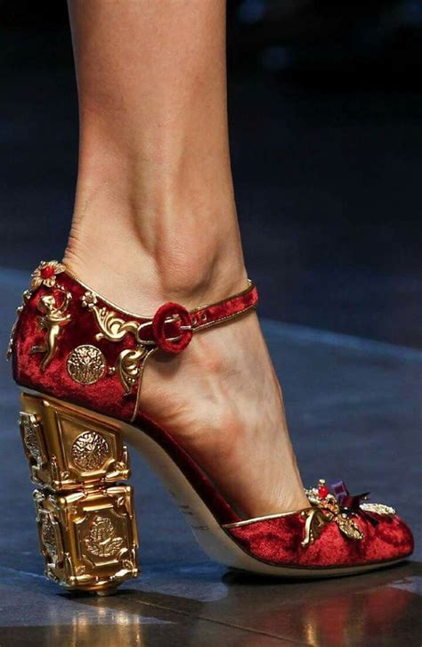 Dolce And Gabbana Red Pretty Shoes Beautiful Shoes Cute Shoes Me Too